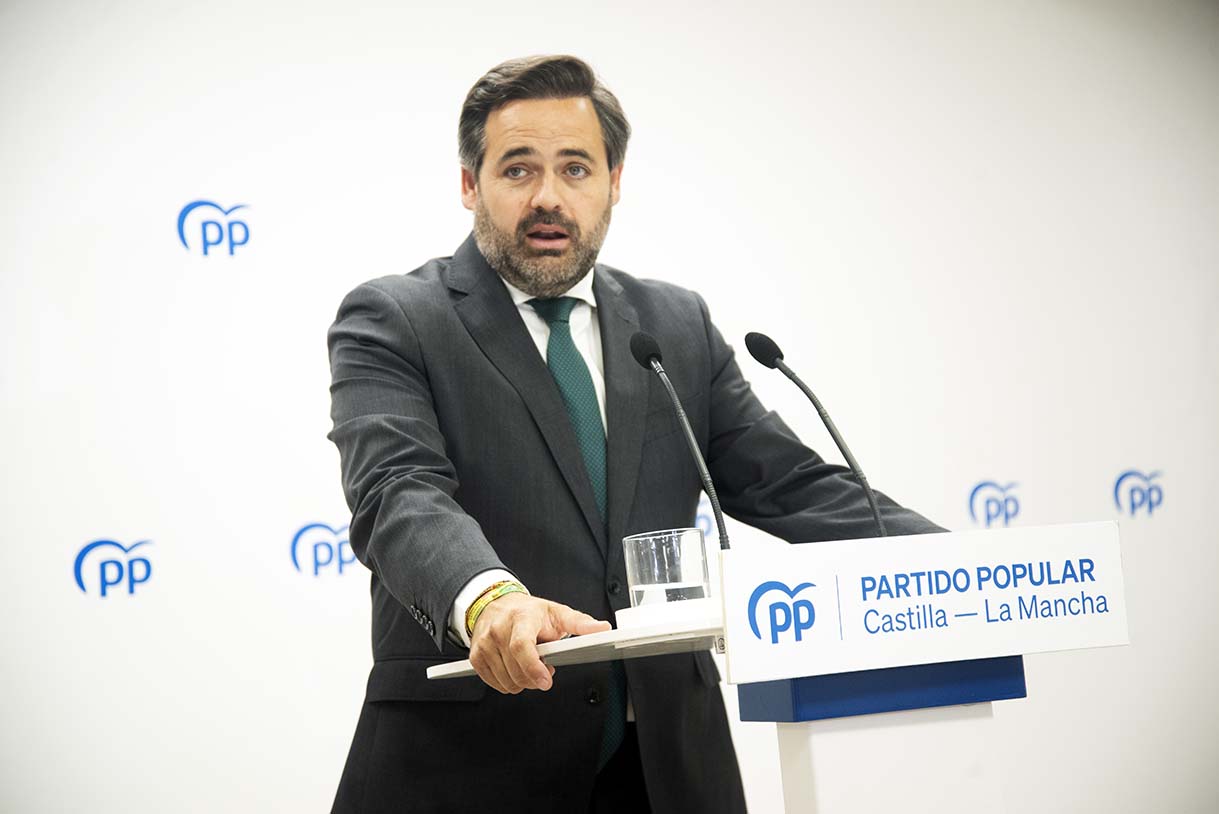Paco Núñez, presidente del Partido Popular de Castilla-La Mancha. Foto: Rebeca Arango.