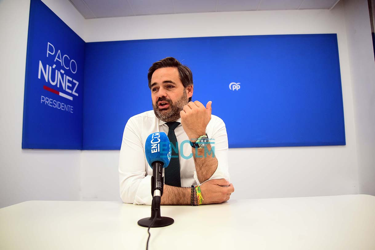 Paco Núñez, presidente del Partido Popular de Castilla-La Mancha. Foto: Rebeca Arango,