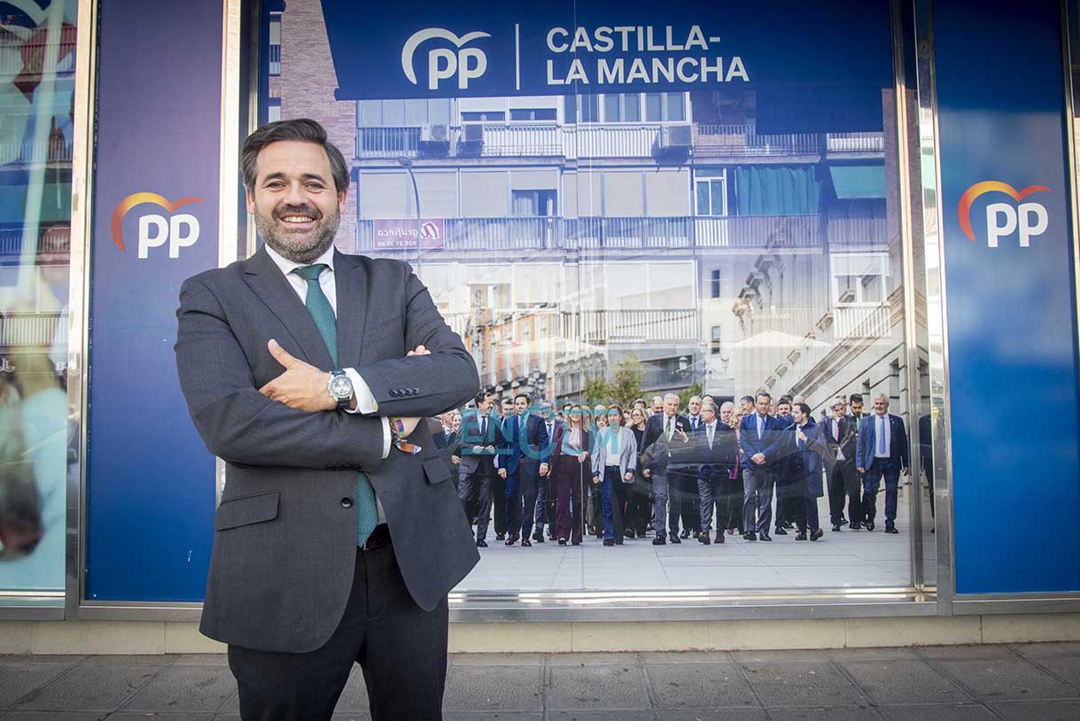 Paco Núñez, presidente del Partido Popular de Castilla-La Mancha. Foto: Rebeca Arango,