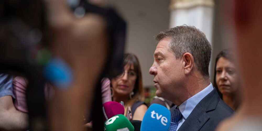 El presidente de Castilla-La Mancha, Emiliano García-Page