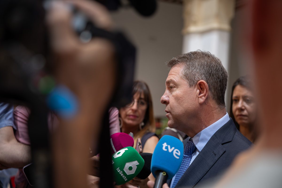 El presidente de Castilla-La Mancha, Emiliano García-Page