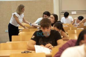 Imagen del comienzo de la PAU en el campus de la UCLM, en Toledo.
