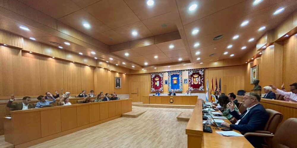 Foto de archivo de un pleno en Talavera.