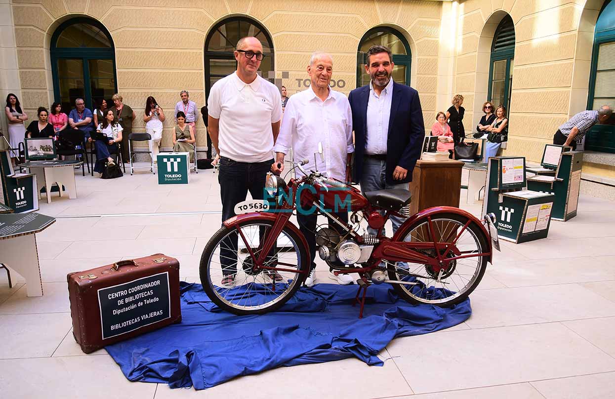 De izquierda a derecha: Santiago Fernández, Salvador López y Joaquín Romera. Foto: Rebeca Arango.