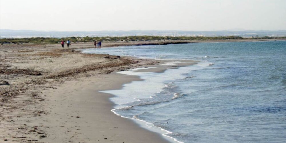 Playa Punta de Algas, en San Pedro del Pinatar.