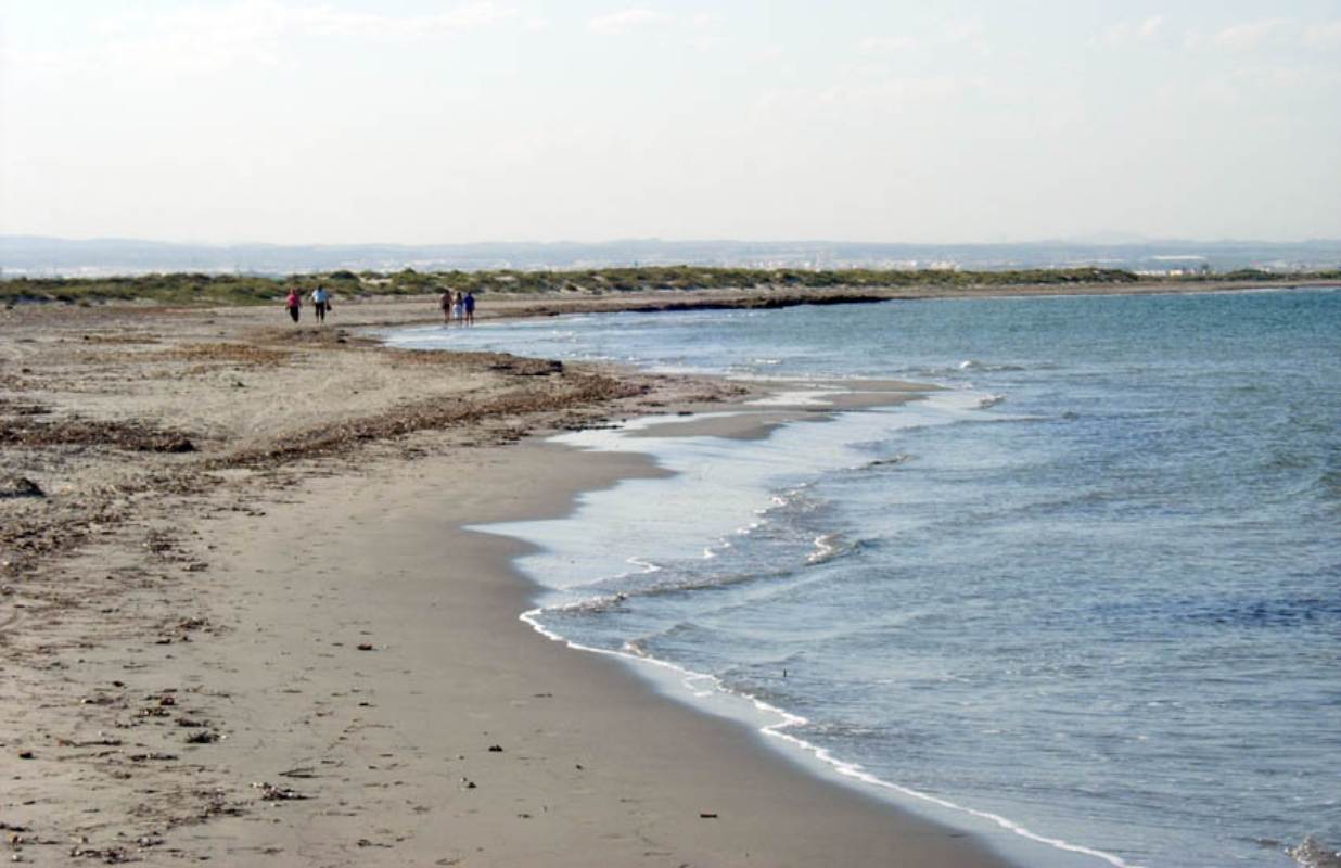 Playa Punta de Algas, en San Pedro del Pinatar.