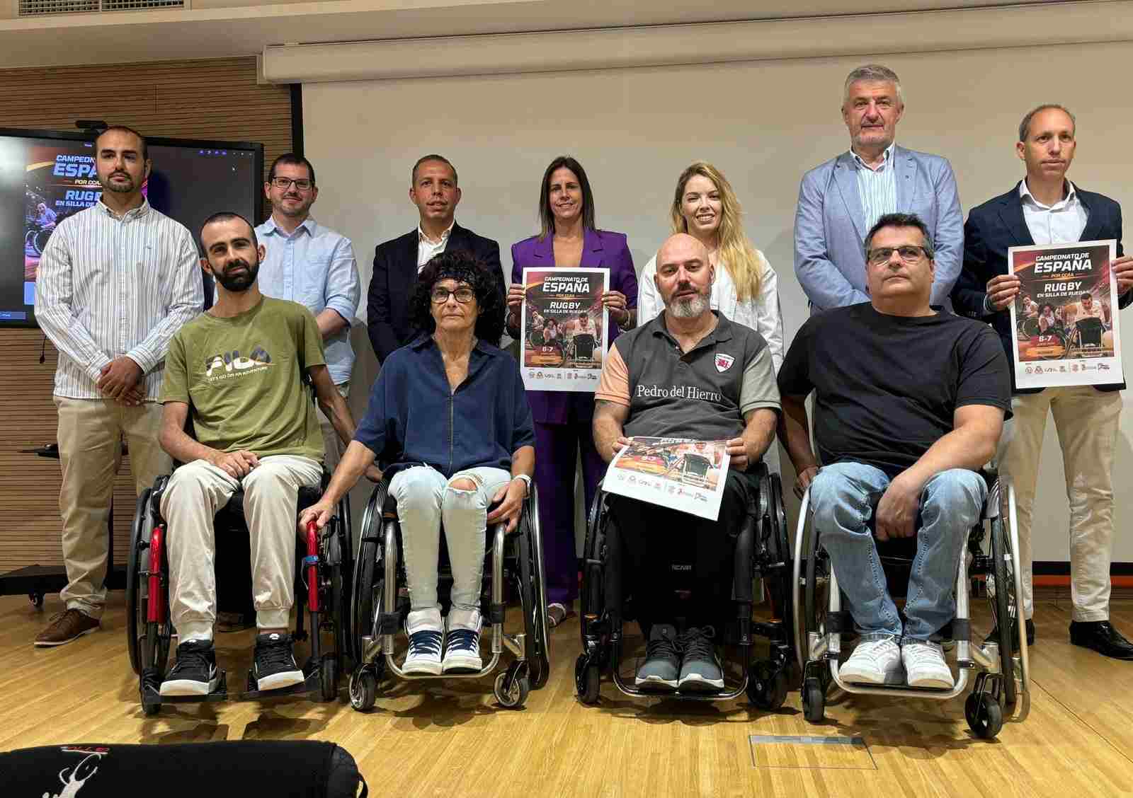Presentación del Campeonato de España de rugby en silla de ruedas. Foto: FEDDF.