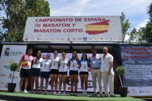 Las medallistas del Talavera Talak.