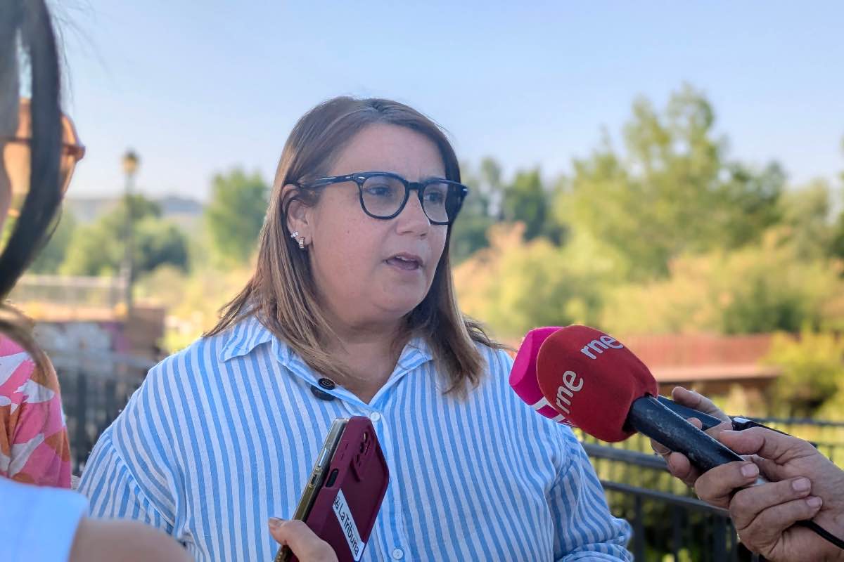 La presidenta del grupo municipal socialista de Talavera, Tita García