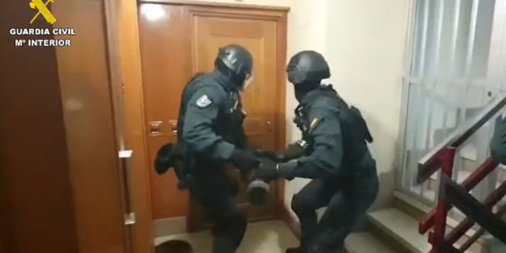 La Guardia Civil de Toledo en uno de los registros domiciliarios