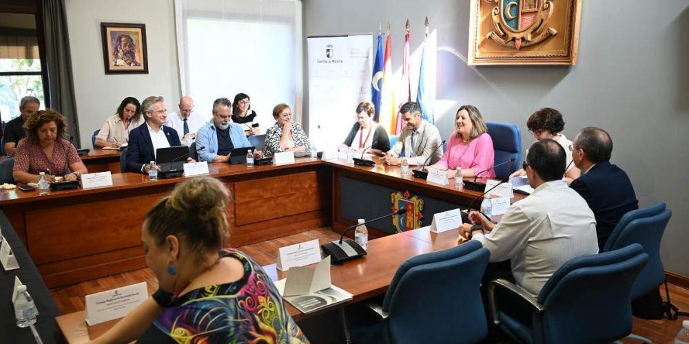 Celebración del pleno del Consejo Regional de Economía Social en Campo de Criptana