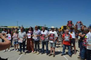 concentración de agricultores de Guadalajara