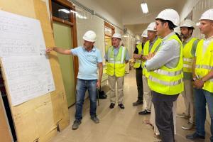 El vicepresidente segundo de la JCCM ha visitado las obras del CEIP Santo Tomás de Villanueva de Ciudad Real