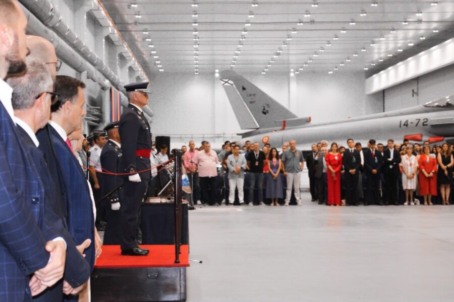 El coronel José Pablo Guil toma posesión de su cargo como jefe de la Maestranza Aérea de Albacete