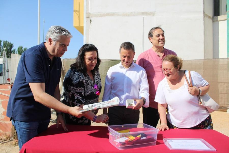 Colocación de la primera piedra de 10 viviendas en Albacete con una inversión cercana a 1,5 millones de euros
