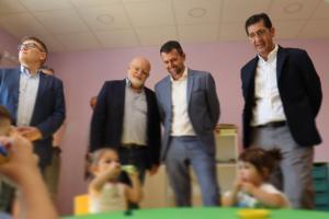 Visita a una escuela infantil en un pueblo de Albacete