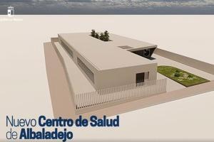 Maqueta del nuevo centro de salud de Albaladejo