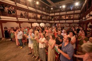 Público en una de las representaciones de la 49ª edición del Festival de Teatro de Almagro