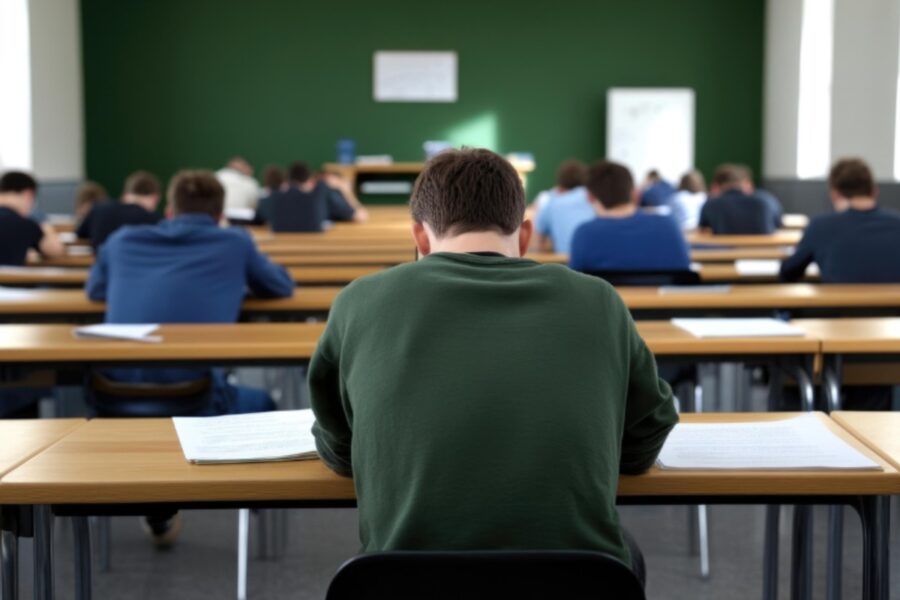 Sorprendidas dos personas en Albacete usando dispositivos ilegales en el examen teórico de conducir