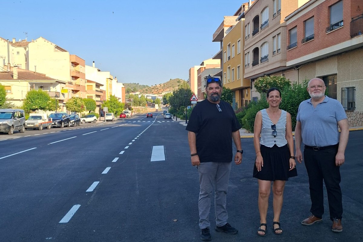 Visita a la mejora de la carretera de Elche de la Sierra (Albacete)