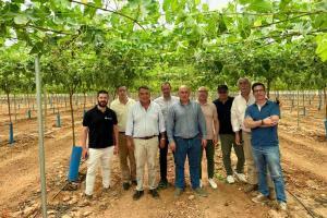 visita a regadíos de Albacete