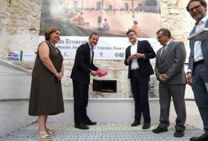 El alcalde inauguró el inicio de las obras en Alamillos del Tránsito.