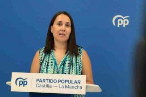 La portavoz del PP de Castilla-La Mancha, Alejandra Hernández.