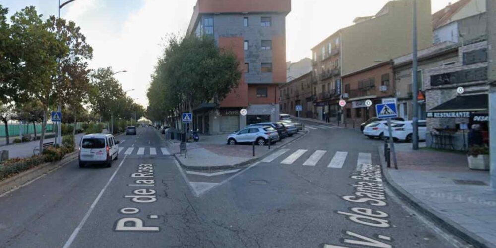 El Paseo de la Rosa, a la altura de El Telón.