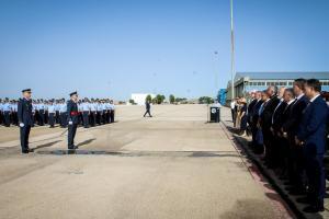 Relevo al mando de la Base Aérea de Los Llanos de Albacete