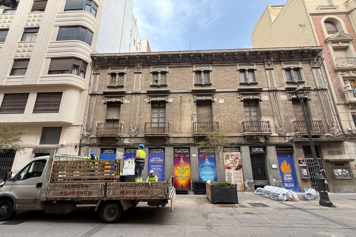 Edificio Belda de Albacete, situado en la calle Marqués de Molins