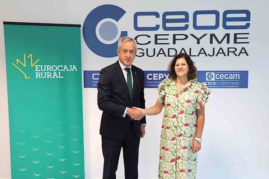 Eurocaja Rural y CEOE-Cepyme Guadalajara renuevan su acuerdo de financiación a empresarios y autónomos