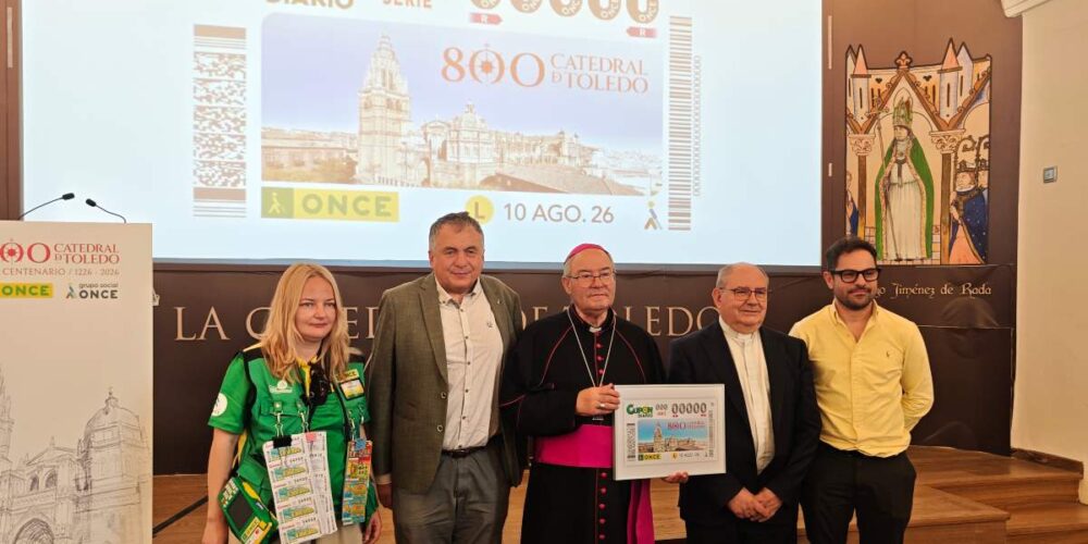 Presentado el cupón de la ONCE dedicado a la Catedral de Toledo