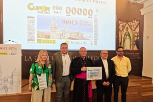 Presentado el cupón de la ONCE dedicado a la Catedral de Toledo