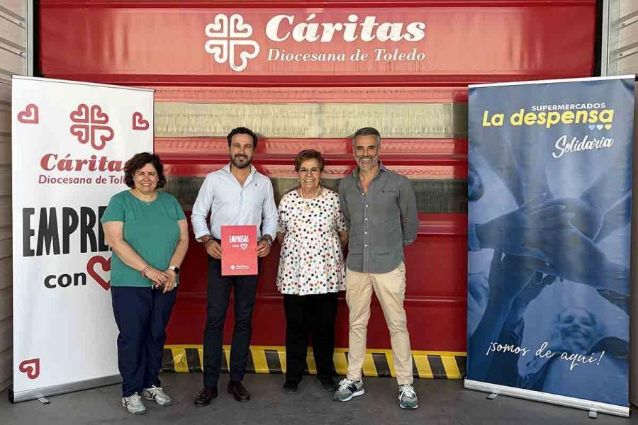 La Despensa se mantiene en “Empresas con Corazón”: «Apoyar a organizaciones como Cáritas es una responsabilidad ética»