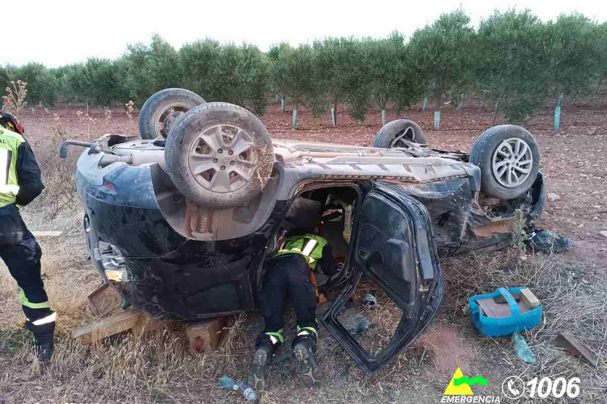Accidente en Campo de Criptana (Ciudad Real).