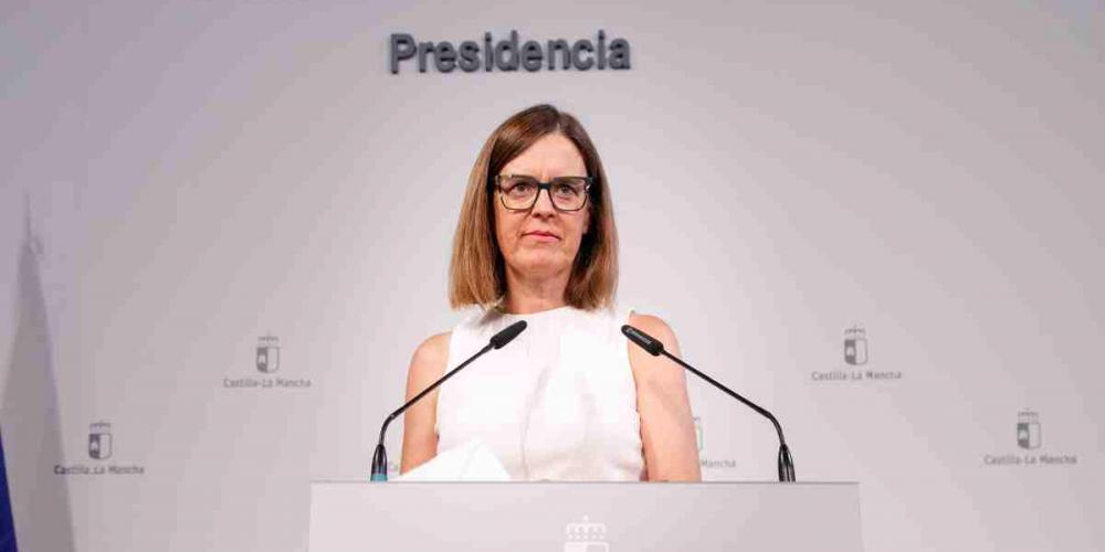 La consejera portavoz del Gobierno de Castilla-La Mancha, Esther Padilla.