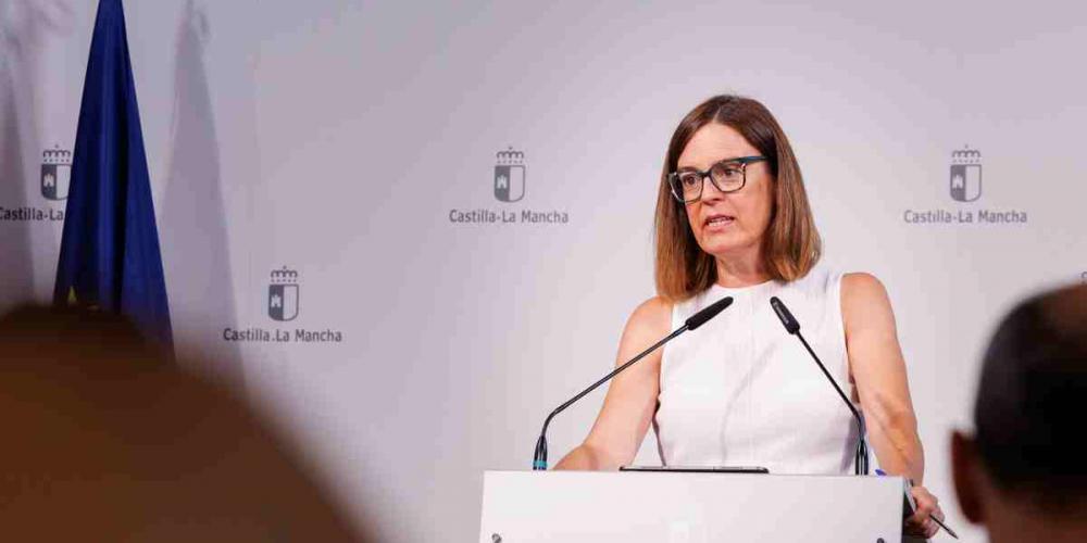 La consejera portavoz del Gobierno de Castilla-La Mancha, Esther Padilla.