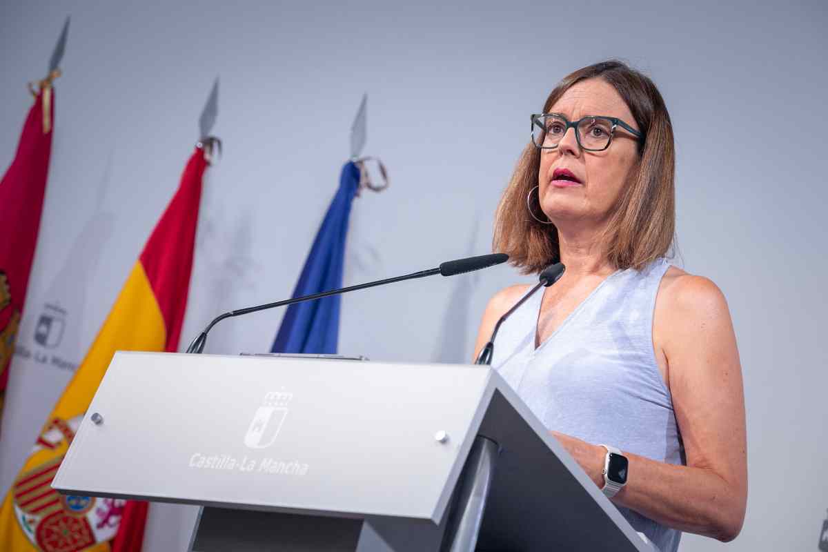 La consejera portavoz del Gobierno de Castilla-La Mancha, Esther Padilla.