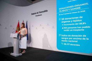 La consejera portavoz del Gobierno de Castilla-La Mancha, Esther Padilla.