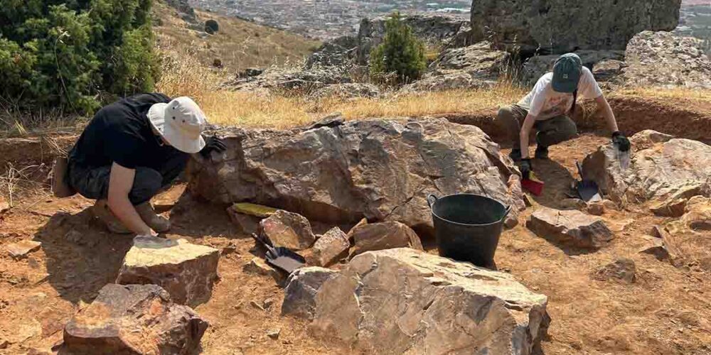 Yacimiento arqueológico de La Chorrera, en Los Yébenes