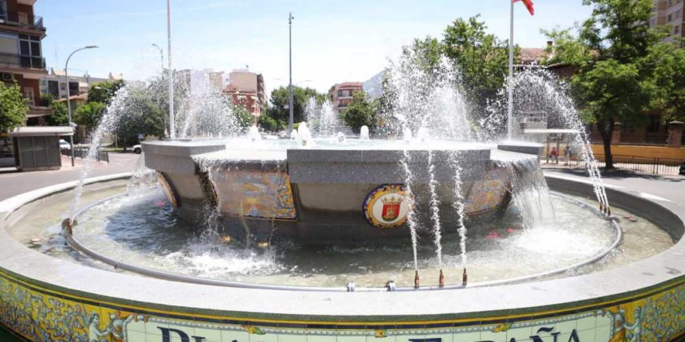 Fuente de la plaza de España en Talavera