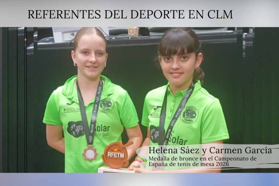 Un bronce para la historia: Helena Sáez y Carmen García devuelven el brillo al Club Tenis de Mesa Albacete
