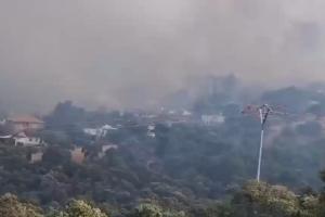 Incendio de Almorox (Toledo). Foto: Guardia Civil