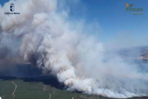 Incendio en La Mierla (Guadalajara).