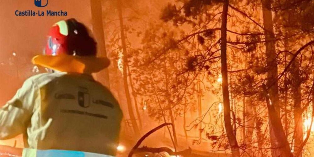 Bomberos del Infocam.