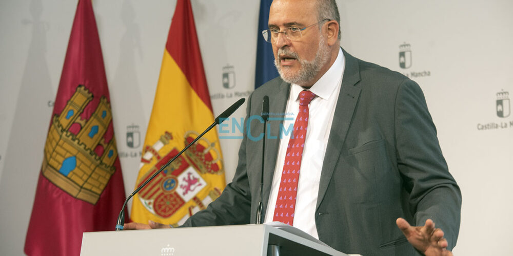 José Luis Martínez Guijarro, vivepresidente primero del Gobierno de Castilla-La Mancha. Foto: Rebeca Arango.