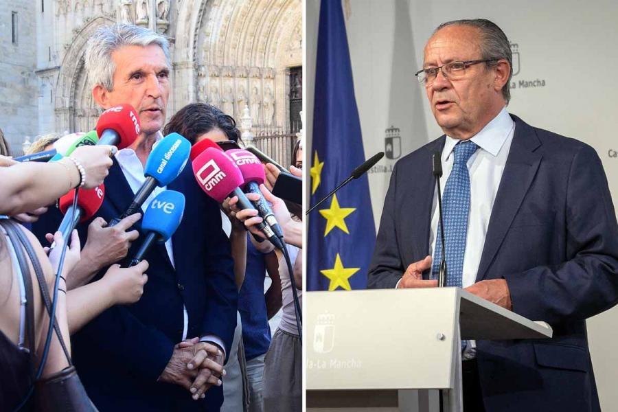Financiación | El Gobierno de Page reprocha a Sabrido que como «socialista» defienda el modelo y el delegado pide a CLM que no «nublen» los pactos