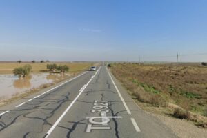 Carretera TO-3927, a su paso por el término de Novés.