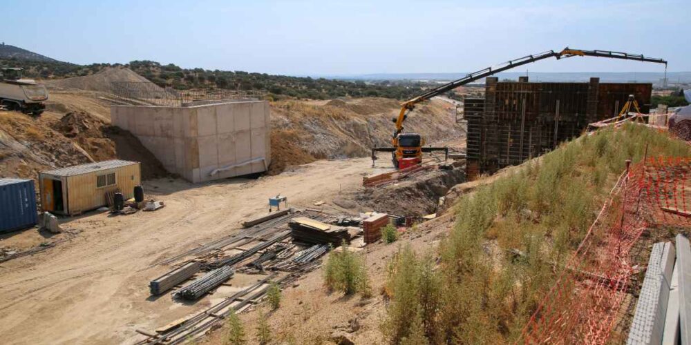 Obras en los accesos a Gamonal y Velada (Toledo). Foto: Delegación del Gobierno en Castilla-La Mancha