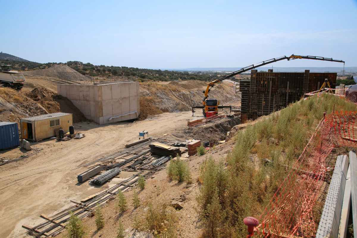 Obras en los accesos a Gamonal y Velada (Toledo). Foto: Delegación del Gobierno en Castilla-La Mancha